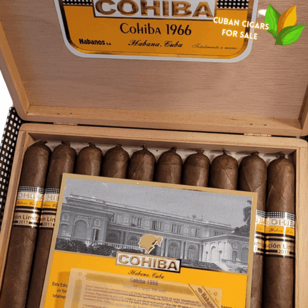 Cohiba 1966 Cabinet Box View - Authentic Habanos